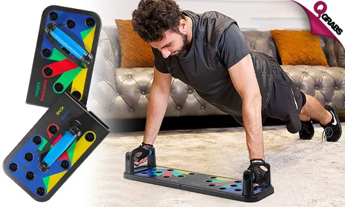 9-in-1 Foldable Push-Up Board!